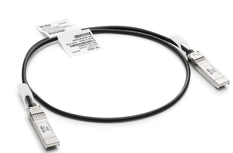 Cable de conexión directa- HPE Instant On 10G de SFP+ a SFP+ / 1 m | 2301 - R9D19A / Cable de conexión directa 10G de SFP+ a SFP+, Longitud: 1 m, Material: Cobre, Velocidades de hasta 10 Gb/s