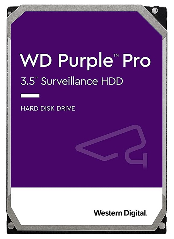 Disco Duro 12TB Videovigilancia / WD Purple Pro WD121PURP | 2305 - Disco Western Digital para Videovigilancia, Formato 3.5'', 7200 rpm, Interface SATA III 6 Gb/s, Caché de 256MB, Velocidad 245 MB/s, Operación 7x24 