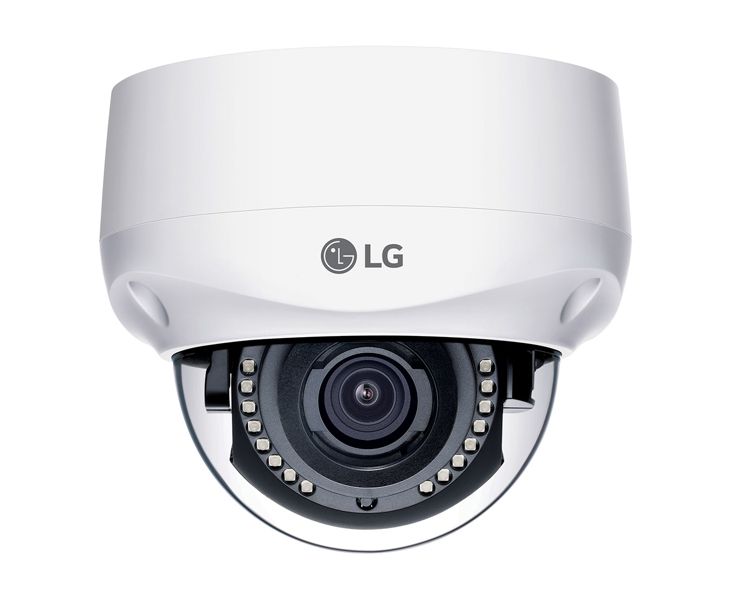 LG LNV5320: Cámara IP Mini Domo, 3MP, Full HD, WDR, H.264, Protección IP66, Garantía 1 Año en Centro de Servicio