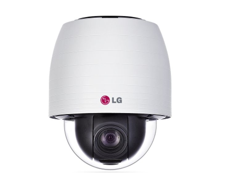 LG LNP3020: Cámara PTZ IP, Zoom 30x, 2.1MP, Full HD 30fps, H.264/MJPEG, Rango 360°, Autotracking, Gtía 1 Año