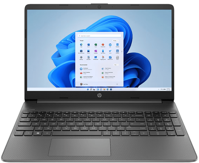 HP 15-EF2512LA - Portatil Ryzen 3 5300U | 2404 - Laptop HP 612C0LA#ABM AMD Ryzen 3 5300U / 4-Core, Pantalla: 15.6'' HD, Memoria RAM 8GB, SSD 256GB, Red: Wi-Fi 5, USB-A, USB-C & HDMI, Cámara 720p HD, Windows 11 Home 