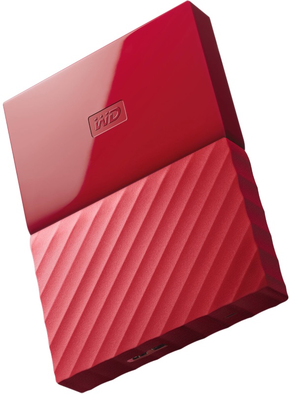 WDBYNN0010BRD-WESN: Disco Duro Externo Western Digital My Passport 2.5'', 1TB, USB 3.0, Rojo, Garantía 3 años