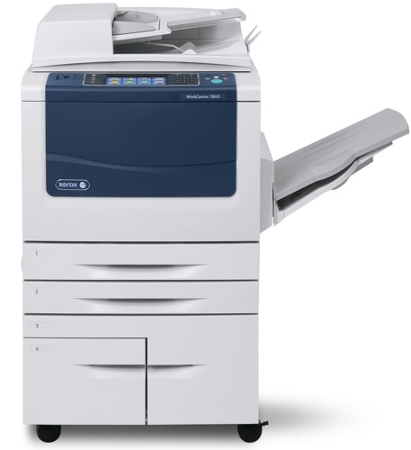 Xerox WorkCentre 5845: Fotocopiadora Laser Monocromatica, Funciones: Copiadora - Impresora - Escáner, 45ppm, Duplex Escaneo, Ram 2GB, Conectividad: USB 2.0 & LAN Port Gigabit, Bandejas: 2x 500h, Garantía 1 Año en Sitio