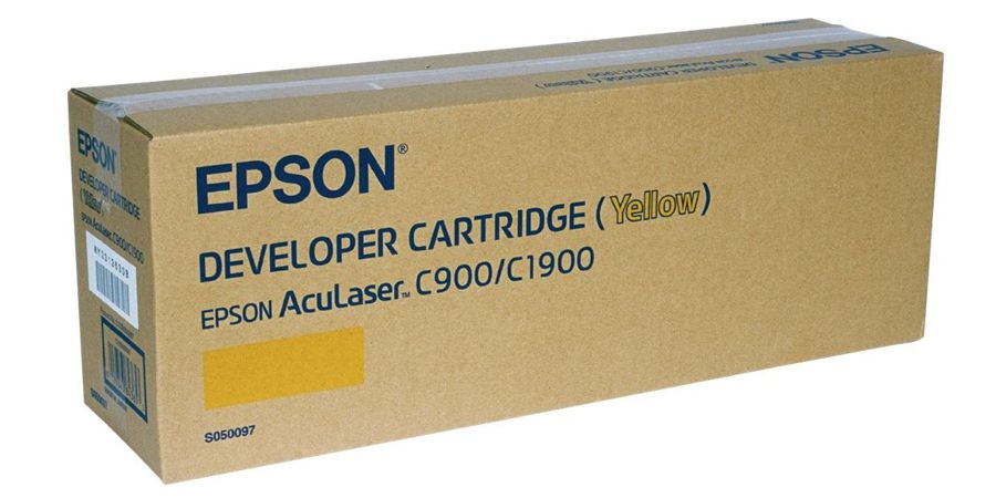 Toner Original Epson S050097 Amarillo | Compatible con impresoras epson Acualaser C1900, Acualaser C900. Rendimiento Estimado 4.500 Páginas con cubrimiento al 5% 