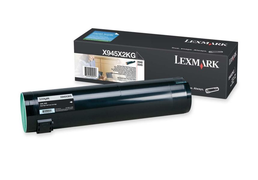 Toner Original - Lexmark X945X2KG Negro | Para uso con Impresoras Lexmark X940, X945 Lexmark X945X2KG  Rendimiento Estimado 36.000 Páginas con cubrimiento al 5%