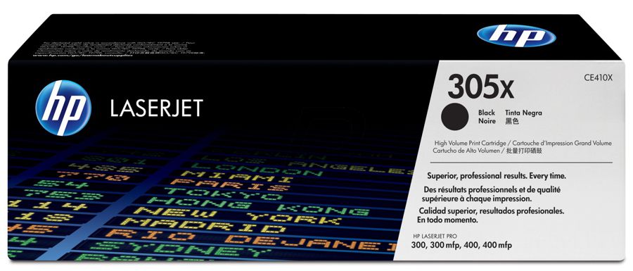 Toner para HP M351 / HP 305x | 2402 - Toner CE410X para HP LaserJet Pro Color M351. Rendimiento 4.000 Páginas al 5%. HP M351a  