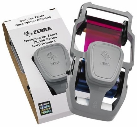 Cinta Color para Zebra ZC300 | 2208 - 800300-562LA / Cinta Color YMCPKO para Impresora de Carnets Zebra ZC300, 200 Imágenes/Cartucho 