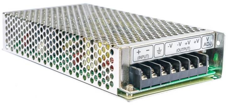 Convertidor Industrial – Mean Well SD-150B-24 / 24 VCD | 2108 - Convertidores industriales de CD a CD, 19-36 VCD de entrada a 24 VCD de salida. Tiene un voltaje de salida de 24V y un rango de voltaje de entrada de 19 a 36V.