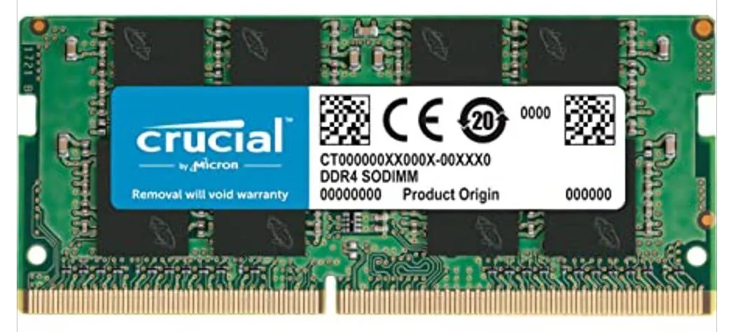 Memoria RAM  4GB para Portátil / Crucial | 2403 - Modulo de Memoria RAM Crucial de 4GB para PC Portátil. Garantía 3-Años.