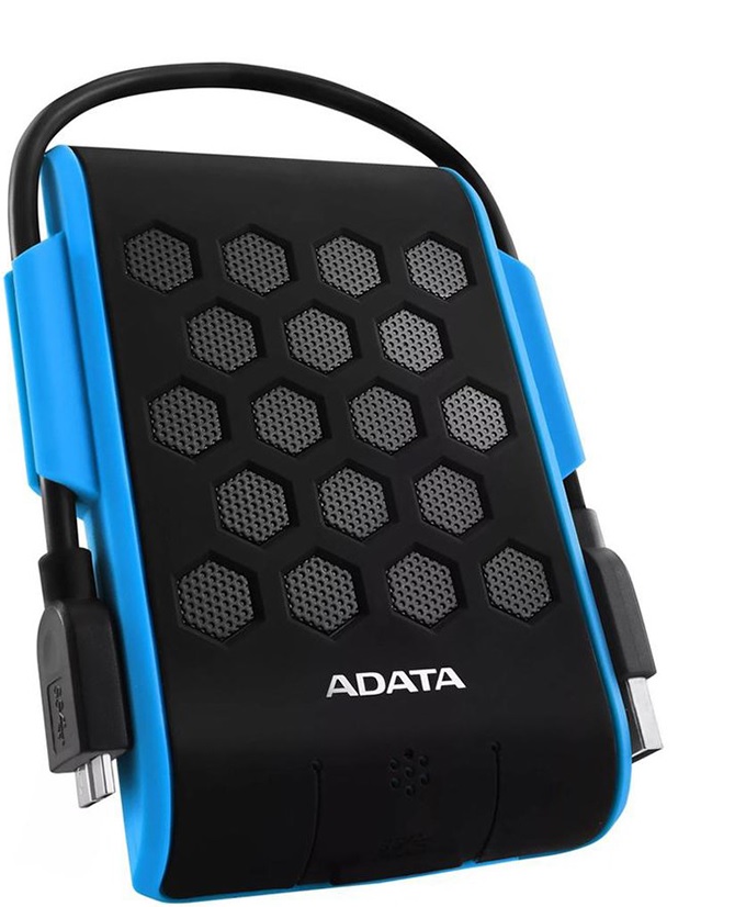 Disco Externo Antigolpes – ADATA HD720 / 2TB | Color Azul, Formato 2.5'', Puerto USB 3.2, Protección IP68 contra polvo y Agua, Tecnología antigolpes de categoría militar, AHD720-2TU31-CBL