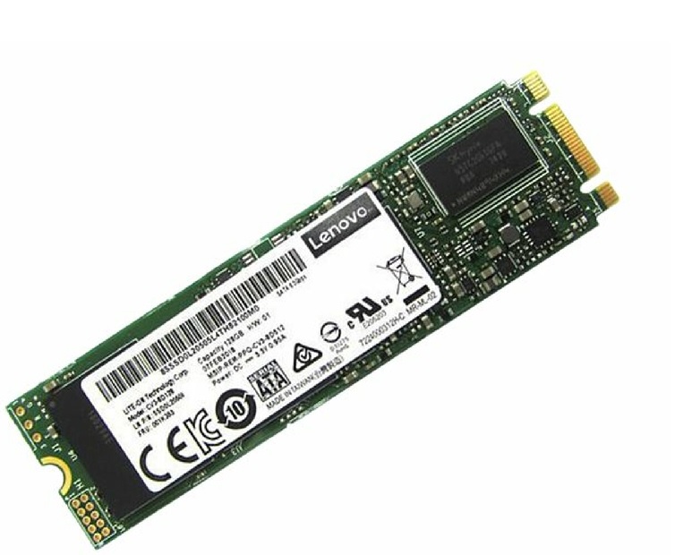Disco SSD  480GB para Servidor - Lenovo 5300 44XB7A17073 / M.2 SATA | 2108 - Disco Lenovo SSD M.2 SATA 6Gbps, Lecturas IOPS: 85.000, Escrituras IOPS: 36.000, 1.5 DWPD, Total de bytes escritos: 1324 TB. 4XB7A17073