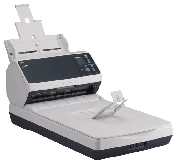 Escáner Dúplex 90 ppm / Fujitsu FI-8290 | 2309 - Escáner dúplex para grupo de trabajo, Formato A4, Alimentador ADF & Manual, Escaneo a Color, Escala de grises & Monocromo, Resolución 600 dpi, Velocidad 90/180 ipm, RJ45 & USB