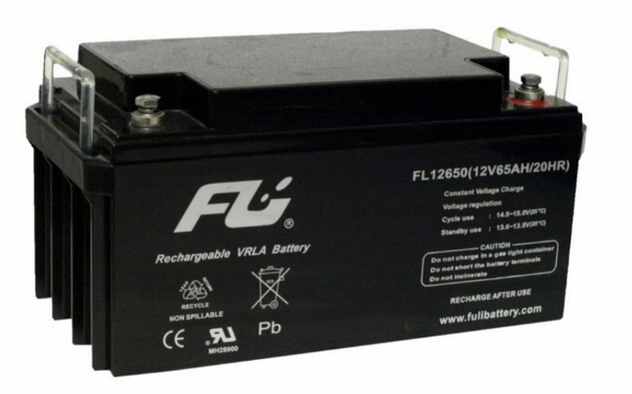 Batería 12V- 65Ah / Fulibattery FL12650GS AGM | 2304 - Baterias Fulibattery de Plomo-Acido, Regulada por válvula (VRLA), Sellada libre de mantenimiento CEBAT-7230 