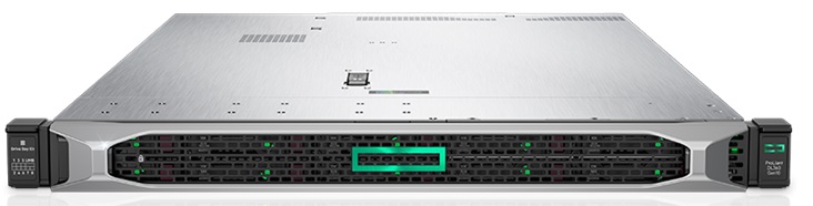  Servidor Tipo Rack - HPE ProLiant DL360 Gen10 / P19774 | 2109 - Formato Rack 1U, Procesador: 1x Intel Xeon-Silver 4208, Memoria RAM 16GB (1x 16GB) 2933MHz, Red Ethernet Gigabit 4-Port, Soporta hasta 8-Discos (Ninguno Instalado), No Incluye DVD/RW