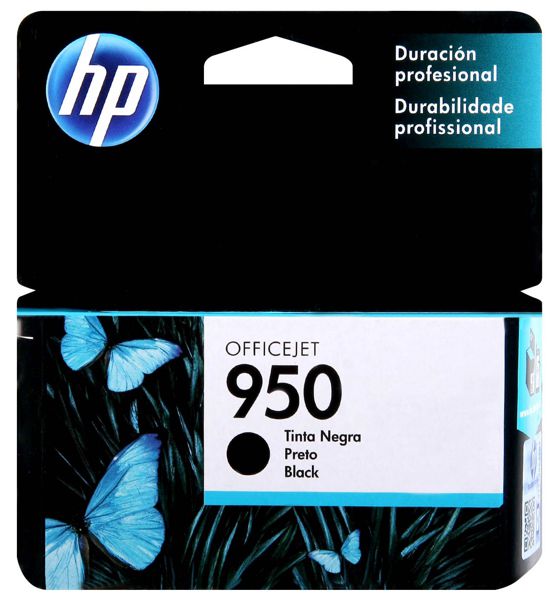 Tinta HP 950 CN049AL Negro / 1k | 2308 - Cartucho de Tinta Original HP CN049AL Negro. Rendimiento Estimado 1.000 Páginas al 5%.