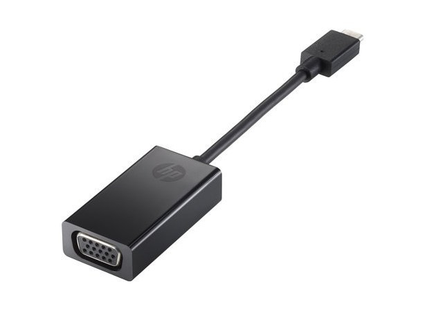 Convertidor de USB Tipo-C a VGA - HP P7Z54AA | Cable Convertidor de Puerto USB-C a VGA para dispositivos HP móviles como Laptops & Tabletas. Dimensiones (An x F x Al): 245 x 110 x 35 mm, Peso 0.02 kg (0.05 lb). Garantía 1 Año.