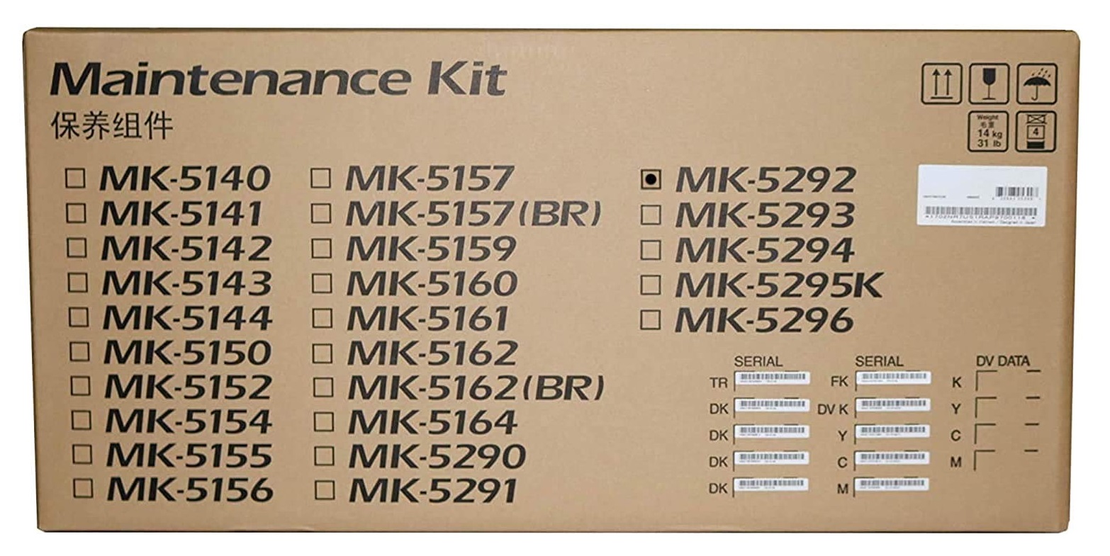 Kit de Mantenimiento Kyocera MK-5292 / 300k | 2311 / 1702TX7US0 - Original Kit de Mantenimiento Kyocera MK-5292. Incluye: Unidad de Cilindro, Unidad de Revelado, Unidad Fusora, Unidad Transferencia. FS-P7240cdn 1702TX7US1 