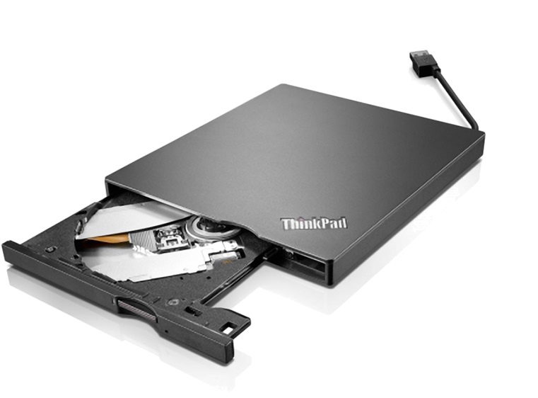 DVD/RW Lenovo ThinkPad UltraSlim USB DVD Burner | 2302 – Grabador de DVD y CD externa USB, UltraSlim de 9.5 mm, 8x / 24x, Lee y graba: CD-R, CD-ROM, CD-RW, DVD-R, DVD-R, DVD-RAM, DVD-RW, DVD+R, DVD+R y DVD+RW. 4XA0E97775