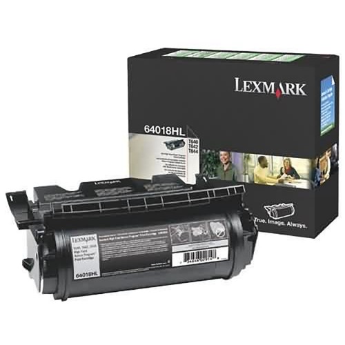 Toner Lexmark 64018HL Negro / 21k | 2201 - Toner Original Lexmark 64018HL Negro. Rendimiento Estimado 21.000 Páginas al 5%.