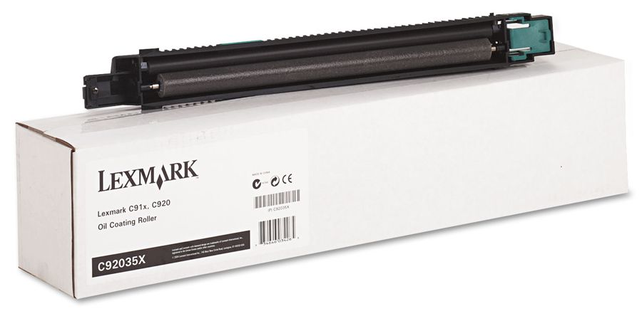 Rodillo de recubrimiento de aceite - Lexmark C92035X | Oil Coating Roller para Impresoras Lexmark C910, C912, C920. Rendimiento estimado 15.000 Páginas con cubrimiento al 5%