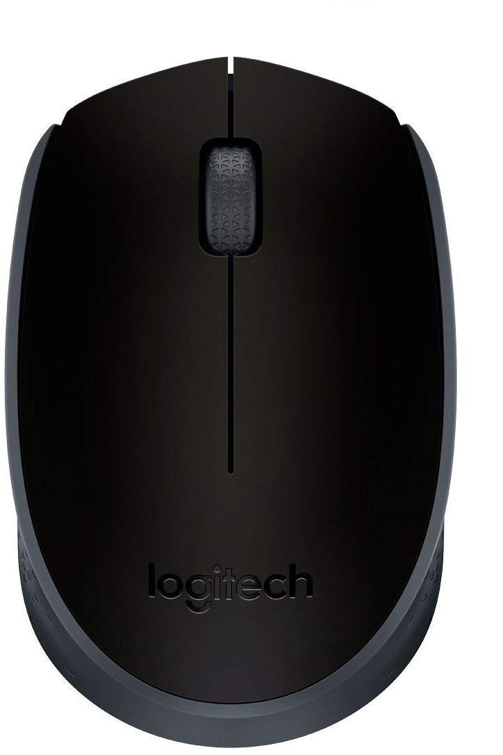 Mouse Inalámbrico - Logitech M170 / 910-004940 Negro | 2109 - Mouse inalámbrico, Sensor óptico, DPI: 1000 dpi, Botones: 3, Desplazamiento línea a línea, Rueda de desplazamiento 2D, Ambidextro, Batería: 1x AAA, Cobertura: 10 m, Conector: USB-A