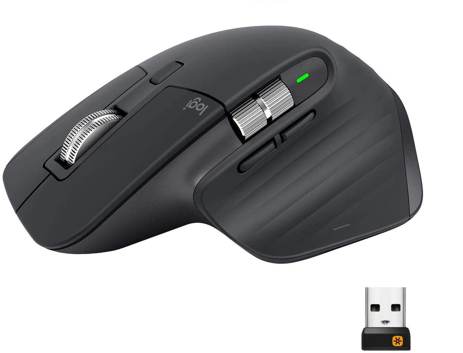 Mouse Inalámbrico - Logitech MX Master 3 / 910-005647 | 2109 - Mouse Inalámbrico, Sensor Darkfield, Receptor Unifying, 4000 dpi, Botones: 7, Rueda de desplazamiento, Botón rueda para el pulgar, Botón de gestos, Bluetooth, Cobertura: 10 m, Batería recargab