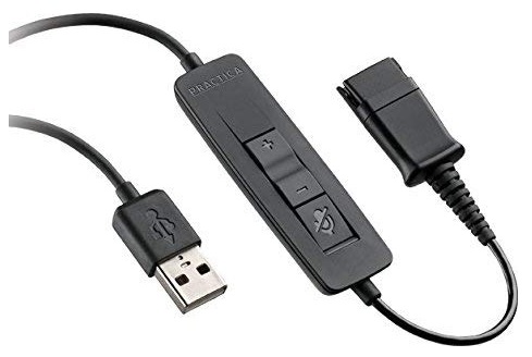 Procesador de Audio USB – Poly Plantronics SP-USB20 / 88465-01 | 2203 - Procesador de Audio para auriculares SP11-QD y SP12-QD con Softphones basados en PC a través del puerto USB. Controles Ergonómicos, Funciones de Volumen y Encendido/Apagado