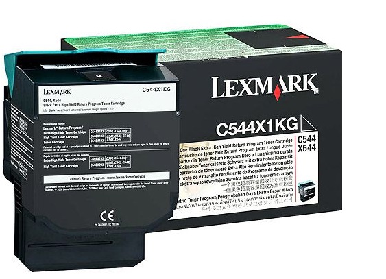Toner Lexmark C544X1KG Negro / 6k | 2202 - Toner Original Lexmark. Rendimiento Estimado: 6.000 Páginas al 5%.