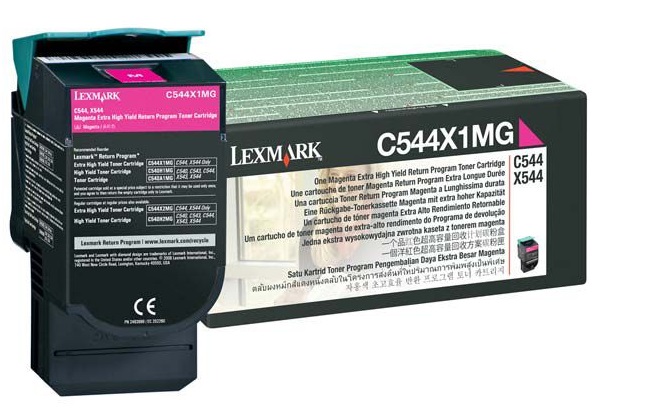 Toner Lexmark C544X1MG Magenta / 4k | 2202 - Toner Original Lexmark. Rendimiento Estimado: 4.000 Páginas al 5%.