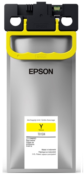 Tinta Epson T01D4 Amarillo / 20k | 2301 - Tinta Original Epson T01D420 Amarillo. Rendimiento Estimado 20.000 Páginas al 5%. Impresoras Compatibles: Epson WorkForce Pro WF-C579R 