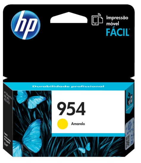 Tinta HP 954 L0S56AL Amarillo  / 0.7k | 2301 - Cartuchos de Tinta Original HP L0S56AL Amarillo. Rendimiento Estimado: 700 Paginas al 5%