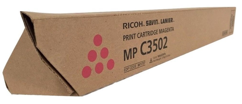 Toner Ricoh MP C3502 / Magenta 18.8k | 2309 / 841737 - Toner Original Ricoh MP C3502 Magenta. Rendimiento 18.800 Páginas al 5%.841469 Ricoh MP C3002, MP C3502