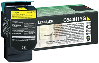 Toner Lexmark C540H1YG Amarillo / 2k | 2202 - Toner Original Lexmark. Rendimiento Estimado: 2.000 Páginas al 5%. 