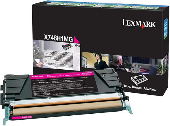Toner Lexmark X748H1MG Magenta / 10k | 2201 - Toner Original Lexmark X746H1MG Magenta. Rendimiento Estimado 10.000 Páginas al 5%. 