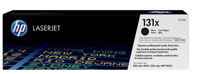 Toner para HP M251 / HP 131X | 2402 - Toner Original CF210X Negro para HP Color LaserJet Pro M251nw. Rendimiento 2.400 Páginas al 5%.