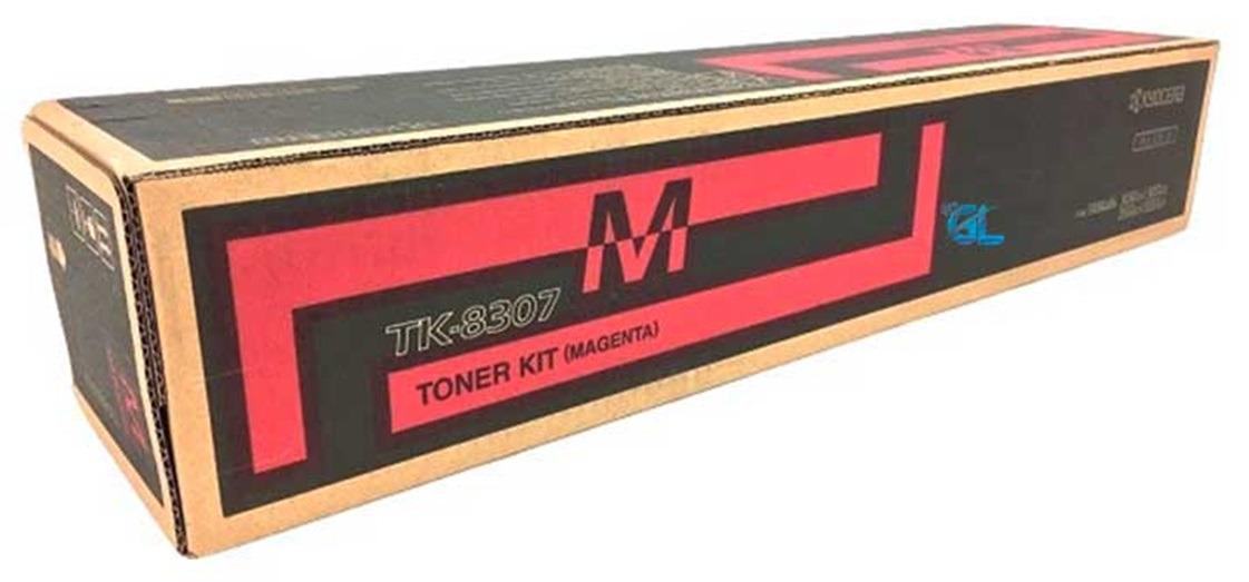 Toner Kyocera TK-8307M / Magenta 15k | 2311 / 1T02LKBUS0 - Toner Original Kyocera TK-8307M Magenta. Rendimiento 15.000 Páginas al 5%. TA-3050ci TA-3051ci TA-3550ci TA-3551ci