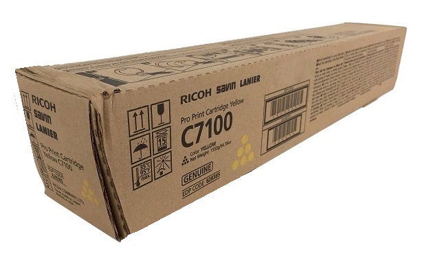 Toner Ricoh C7100 828327 Amarillo / 45k | 2112 - Toner Original Ricoh C7100 Amarillo. Rendimiento Estimado: 45.000 Páginas al 5%. 828385 