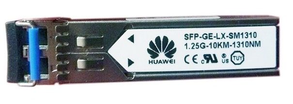 Transceiver SFP – Huawei SFP-GE-LX-SM1310 / 02315200 | Modulo SFP de 1Gb para Fibra Monomodo, Distancia Soportada 10Km, Velocidad de transmisión 1 Gbit/s, Longitud de onda 1310nm, Cumplimiento estándar 1000base-LX / LH, Conector LC