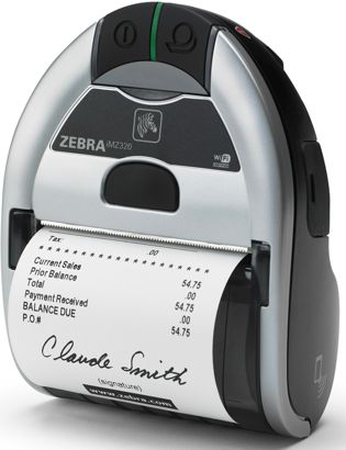 Impresora de Etiquetas Portatil - Zebra iMZ320 | Térmica Directa, Resolución 203dpi, Velocidad 102mm/s, Ancho de Impresión 73.7mm, Memoria RAM 128MB, Memoria Flash 128MB, Conectividad (USB 2.0, Bluetooth 2.1), Batería de litio ión de 1.6AH