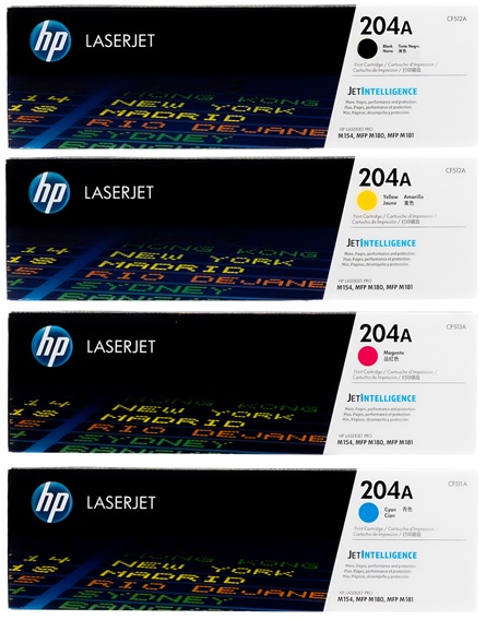 Toner para HP LaserJet Pro M280/ CF542A 203A | Toner Original HP CF542A 203A Amarillo. Rendimiento Estimado 1.300 Páginas con cubrimiento al 5%. M280nw