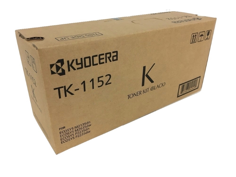 Toner Kyocera TK-1152 / Negro 3k | 2310 - Toner Original Kyocera TK-1152 Negro. Rendimiento 3.000 Páginas al 5%. FS-M2135DN FS-M2635DW FS-M2735DW FS-P2235DN 